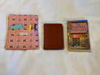 Sweet Cherry Pie Pink Kindle Sleeve interior showing blush floral lining and pink zipper