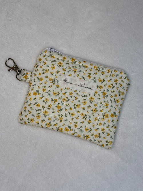 Buttercup Meadow Quilted Wallet - front view